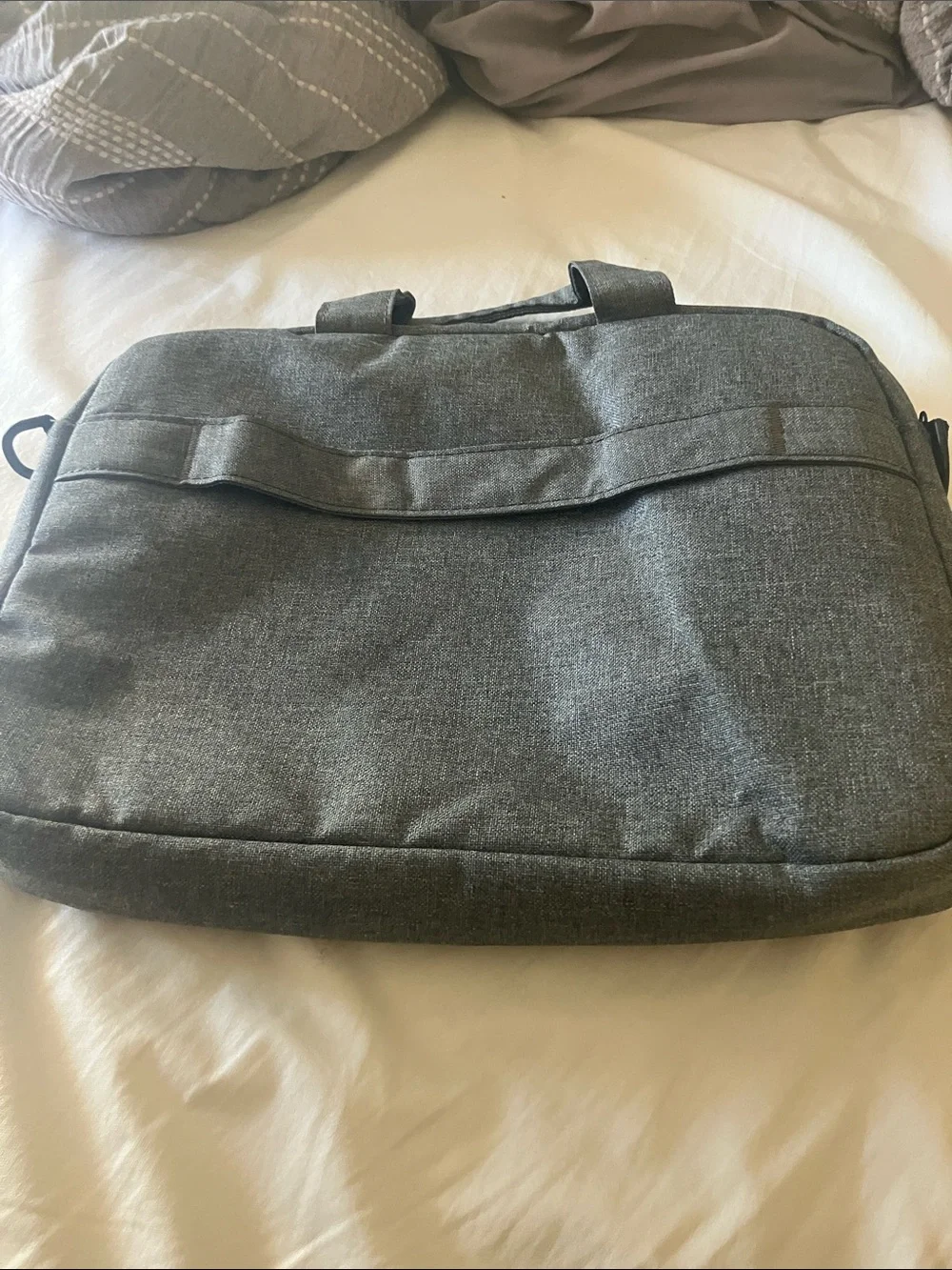 Lenovo Gray Laptop Briefcase with Front Pocket
